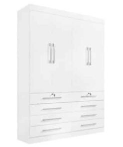 Guarda-Roupa Mônaco 4 portas e 8 gavetas - Branco