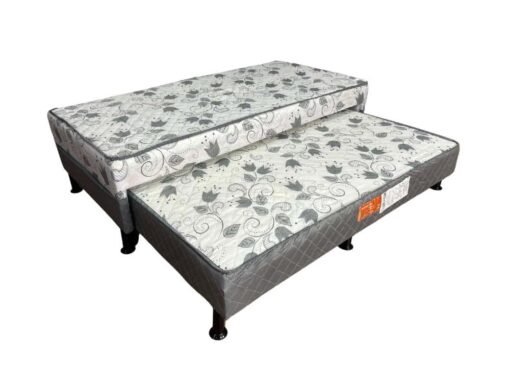 Cama Box Gardenia Solteiro com Auxiliar Ortopédica  - 88x188x46