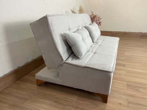 Sofá Cama Zayn 1.86m - Bege Linho - Imagem 2