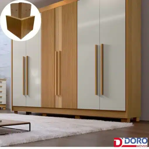 Kit 8 Pés Madeira Cinamomo D Doro - Imagem 3