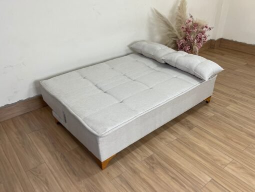 Sofá Cama Zayn 1.86m - Bege Linho - Imagem 6