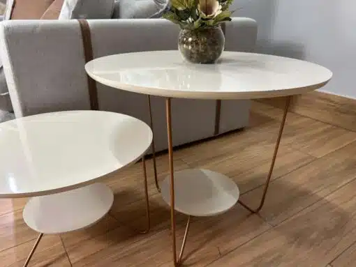 Conjunto de Mesa Liz - Off White - Imagem 2
