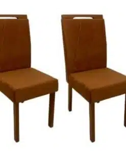 Conjunto Cadeiras Isa 2 unidades - Cinamomo/Terracota