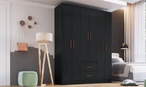 Guarda-Roupa Montevidéu - Preto