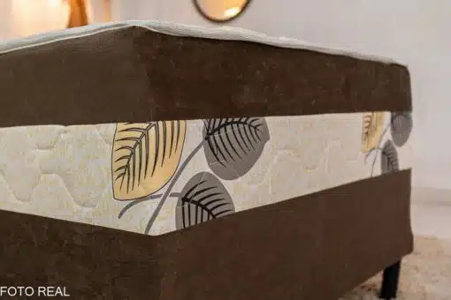 Cama Unibox Solteiro Marrom 88x188x62 - Nosso Sonho - Imagem 3