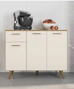Balcão Cozinha Olinda Larg. 1.05m Freijó/Off Poliman