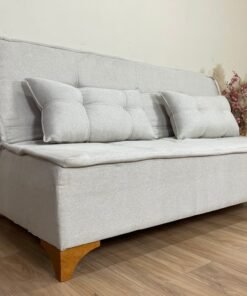 Sofá Cama Zayn 1.86m - Bege Linho