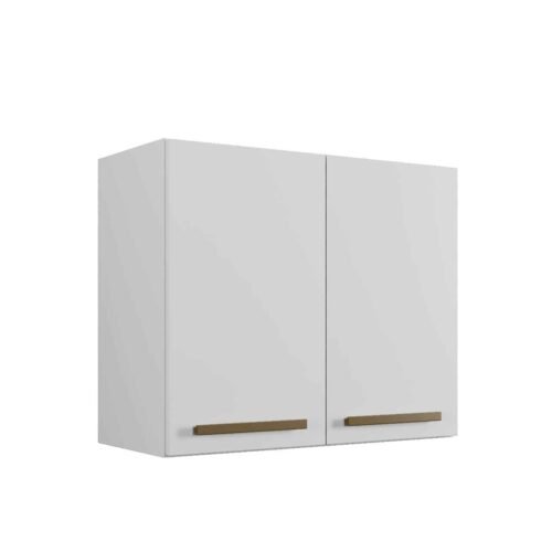 Armário Aéreo Cristal 2 Portas - Branco