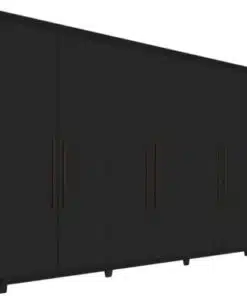 Guarda-Roupa Porto Bello Plus 6 portas - Preto