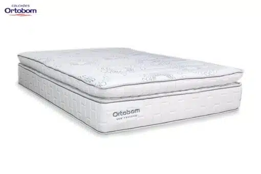 Colchão Queen New Freedom 158x198x32 Molas Ensacadas Pocket Espuma Viscoelástica D33 - Ortobom