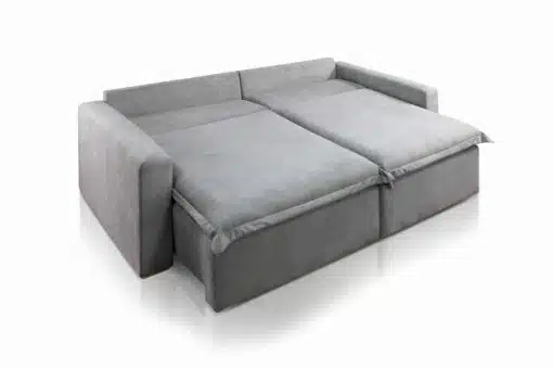 Sofá Retrátil e Cama Torino 2.10m Linho Cinza 507 - Sem Caixa - Imagem 11