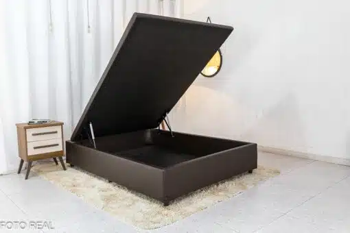 Base Box Baú Casal Prime 138x188x43 Korino Café SE