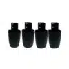 Kit com 4 Pés Plástico Jl Móveis - Preto