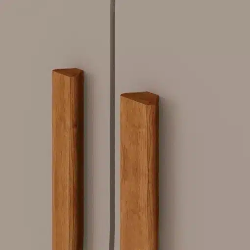 Roupeiro Casal Coliseu Cinamomo/Off 6 Portas 4 Gavetas Larg. 2.20m - Sallêto - Imagem 7