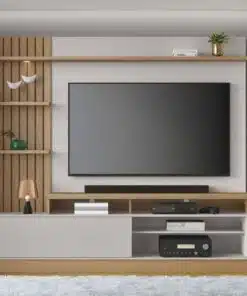 Home Maceió TV até 65 Polegadas Larg. 2.00m Freijó/Off White Colibri