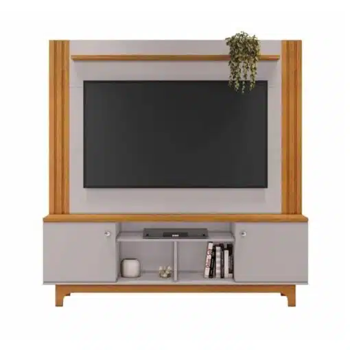 Home Bálsamo Cinamomo/Off C/ Detalhe Ripado TV até 65 Polegadas Larg. 1.50m - JCM - Imagem 6