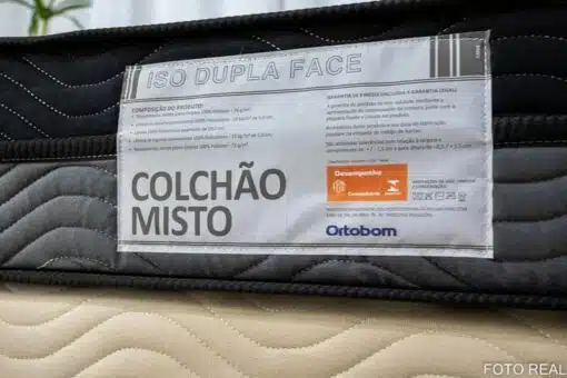 Colchão Casal Ortopédico EPS Iso Dupla Face D-33 138x188x20 - Ortobom - Imagem 2