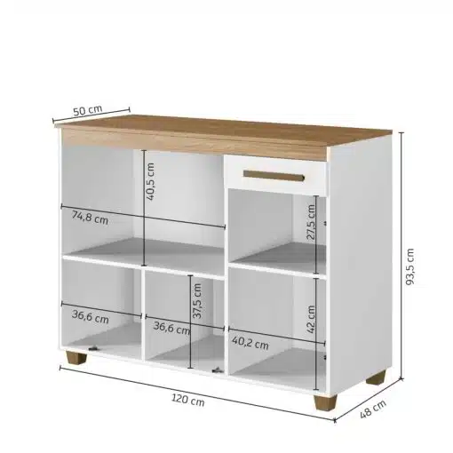 Balcão Cronus Cooktop 5 Bocas - Branco - Imagem 2