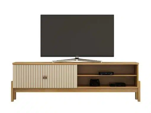 Rack Ouro Preto 65" - Cinamomo/Off white - Imagem 2