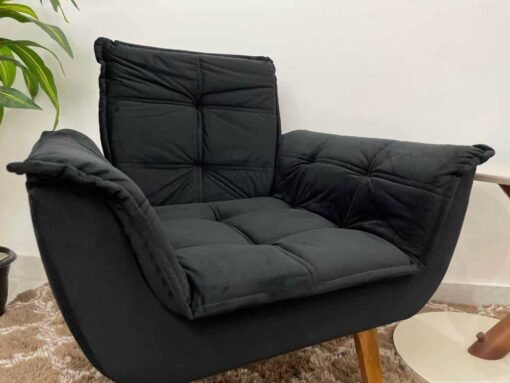 Poltrona Opala - Preto Veludão - Imagem 3