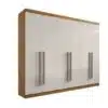 Guarda-Roupa Da Vinci Plus 6 portas e 6 gavetas - Cinamomo /Off White