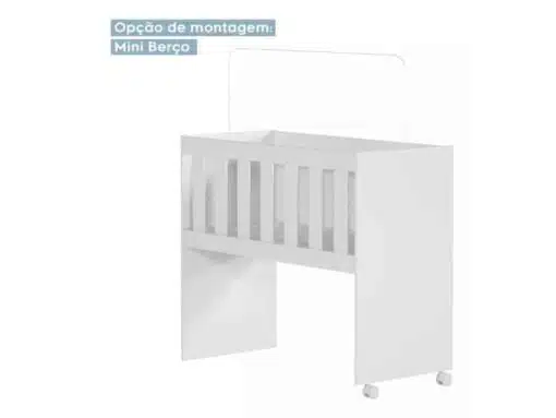 BERCO MULTIFUNCIONAL RUBI COM COLCHAO - BRANCO