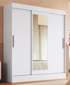 Guarda-Roupa 3 Portas Londres 69000 1,80 m Branco - DORIPEL