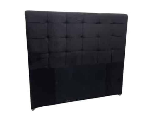 Cabeceira Silas Casal - Preto Suede