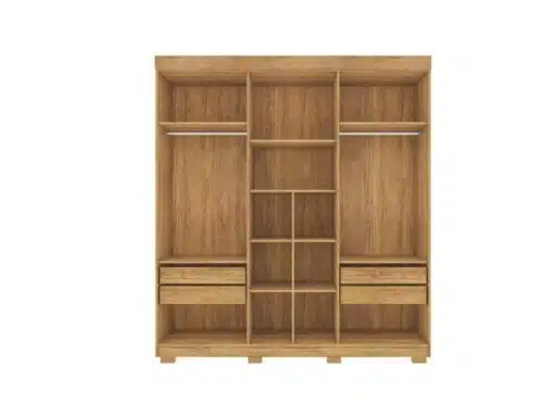 Guarda-Roupa Porto Bello Plus 6 portas - Cedro - Imagem 2