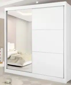 Guarda-Roupa 2 Portas Titanium 2,20 m Branco - D'DORO MÓVEIS