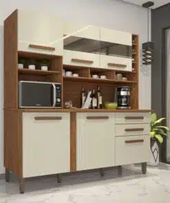 Kit Cozinha Alexia 1,80 Cinamono/Off White – IMOP
