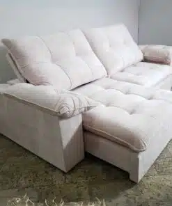 Sofá Retrátil e Reclinável México 2,50 m Bege – LEO DECOR