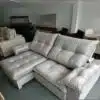 Sofá Retrátil e Reclinável México 2,50 m Prata – LEO DECOR