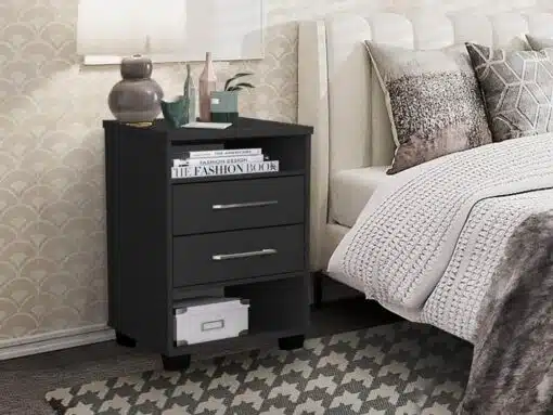 Mesa de cabeceira Valente - Preto
