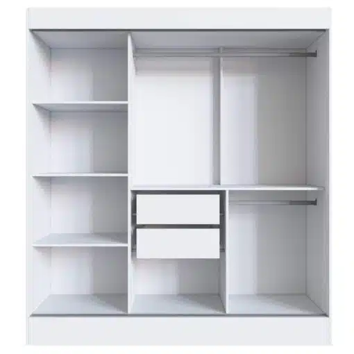 Guarda-Roupa 3 Portas Londres 69000 1,80 m Branco - DORIPEL - Imagem 3