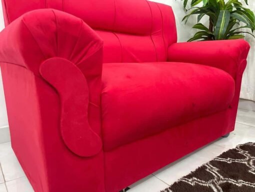 Conjunto de sofá 2 x 3 lugares REF 5014 - Vermelho - Imagem 6