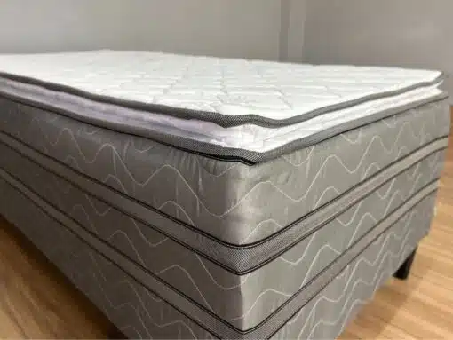 Cama Box Prestige Solteiro Molas Ensacadas c/ Pillow - 88x188x47 - Imagem 2