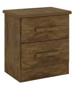 Mesa de cabeceira New Athos 2 gavetas - Ipê