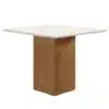 Mesa de Jantar Dakota Plus 90x90 - Cinamomo/Off White