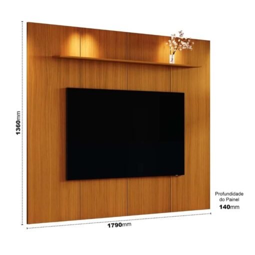 Painel Avant 1.79 75" -  Cedro - Imagem 2