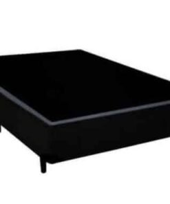 Base Box Silmer Casal Corino Preto - 138x188x26