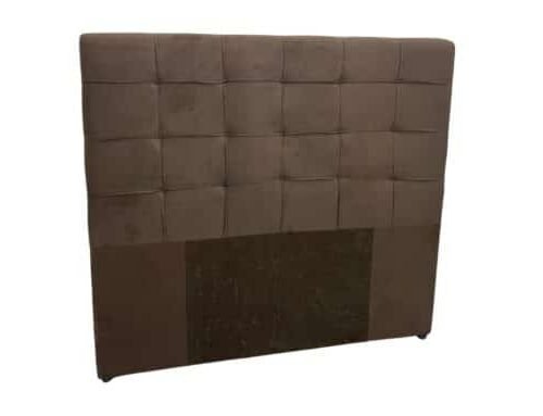 Cabeceira Silas Casal - Marrom Suede