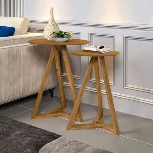 Conjunto Mesa Lateral Mezanino Classic Nature Tebarrot