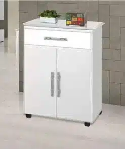 Balcão para Cozinha Napoli Branco Passe bem