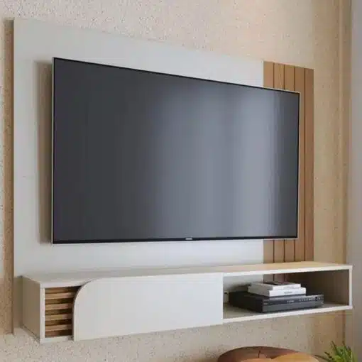 Home Suspenso Jurerê Off/Freijó Para TV até 60 Polegadas Larg. 1.60m - Colibri