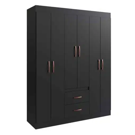 Guarda-Roupa Montevidéu - Preto - Imagem 2