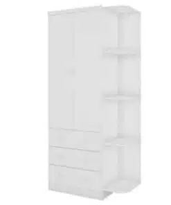 Armario Smim 2 Portas Com Prateleiras - Branco