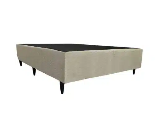 Base box Sommier camurça bege - 138x188x30