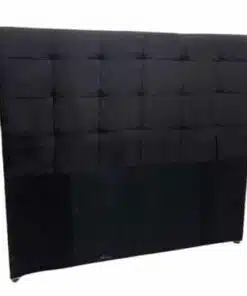 Cabeceira Silas Queen - Preto Suede