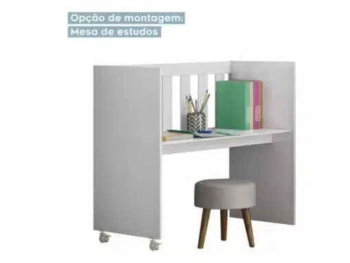 BERCO MULTIFUNCIONAL RUBI COM COLCHAO - BRANCO - Imagem 2